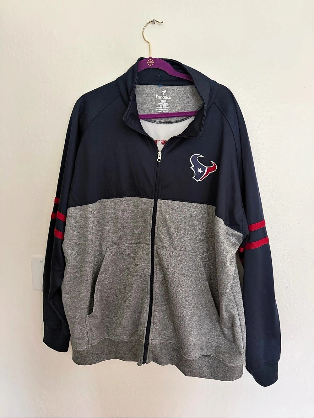Fanatics Houston Texans Color Block Polyester 4XL Like New